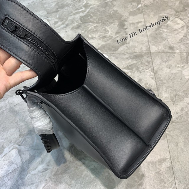 Balenciaga專櫃爆款平紋黑色黑扣手袋手提包 638511 巴黎世家中號Neo Classic機車包 fyj1462